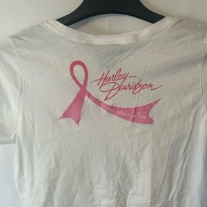 Harley Davidson Breast Cancer shirt